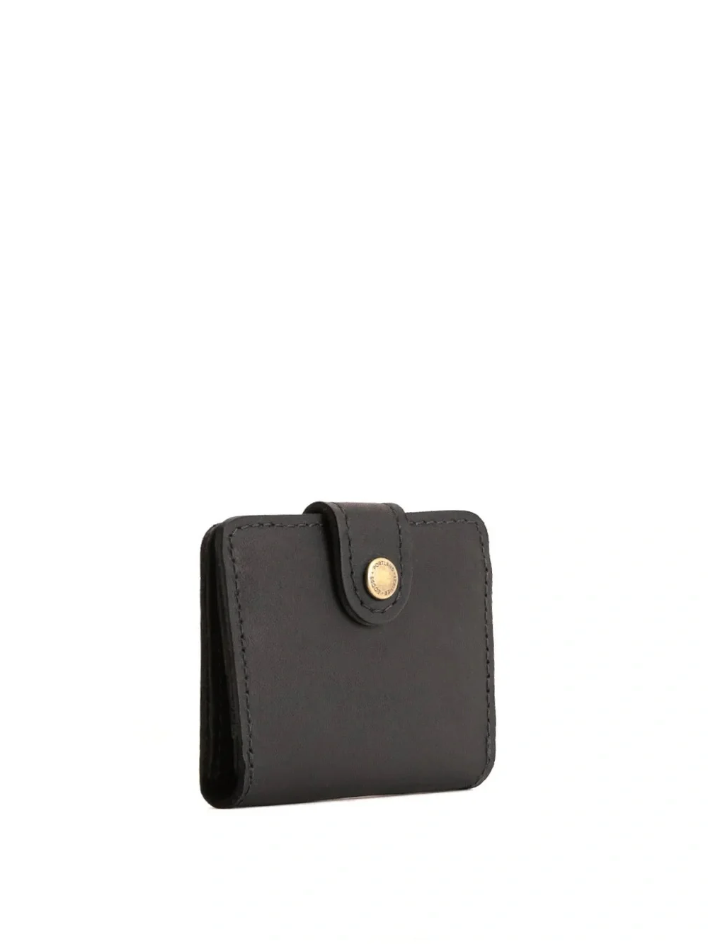 Portland Leather Mini Bifold Wallet Black NEW!